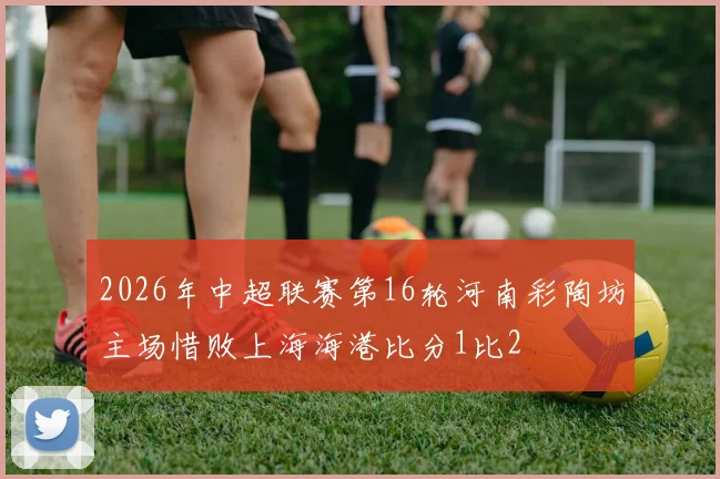 2026年中超联赛第16轮河南彩陶坊主场惜败上海海港比分1比2